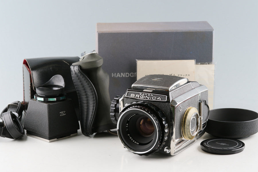 Zenza Bronica S2 + NIKKOR-P 75mm F2.8 Lens + Handgrip + Outdoor Magnifying  Glass 5X #52171G43