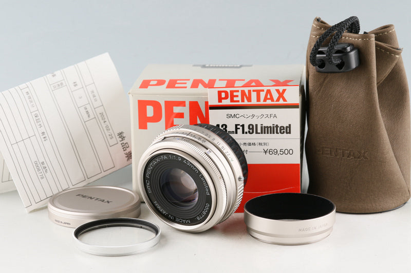 SMC Pentax-FA 43mm F/1.9 Limited Lens for Pentax K Mount With Box #52176L9